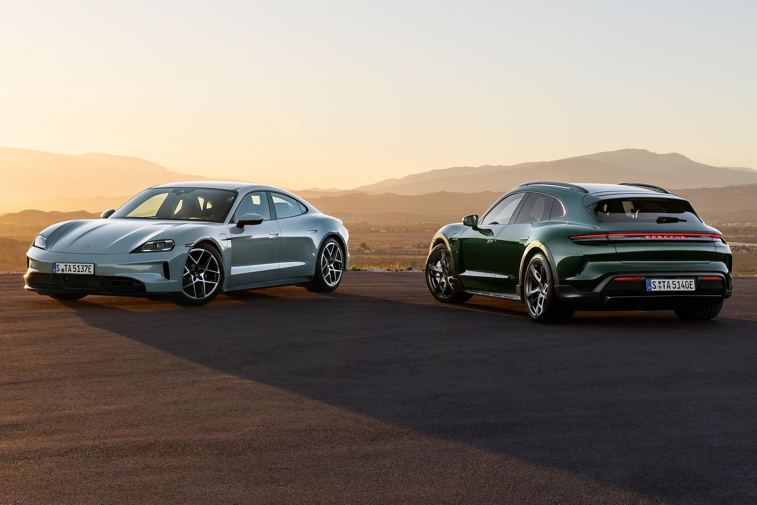 Pilt Porsche Tycanist ja Panamerast