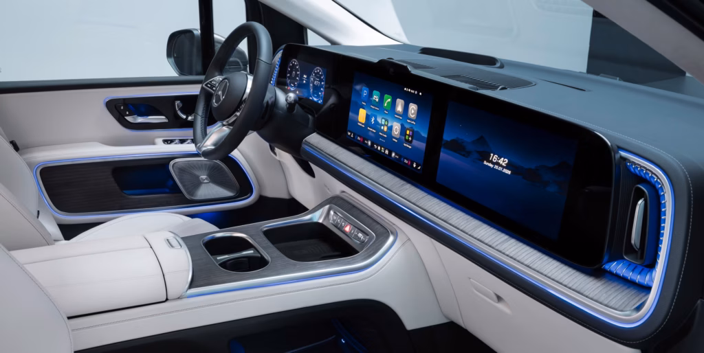 Mercedes-Benz VLE: 2026 aasta luksusbussi põhjalik ülevaade 35 Meredes Benz pressile jagatud fotod uuest VLE-st