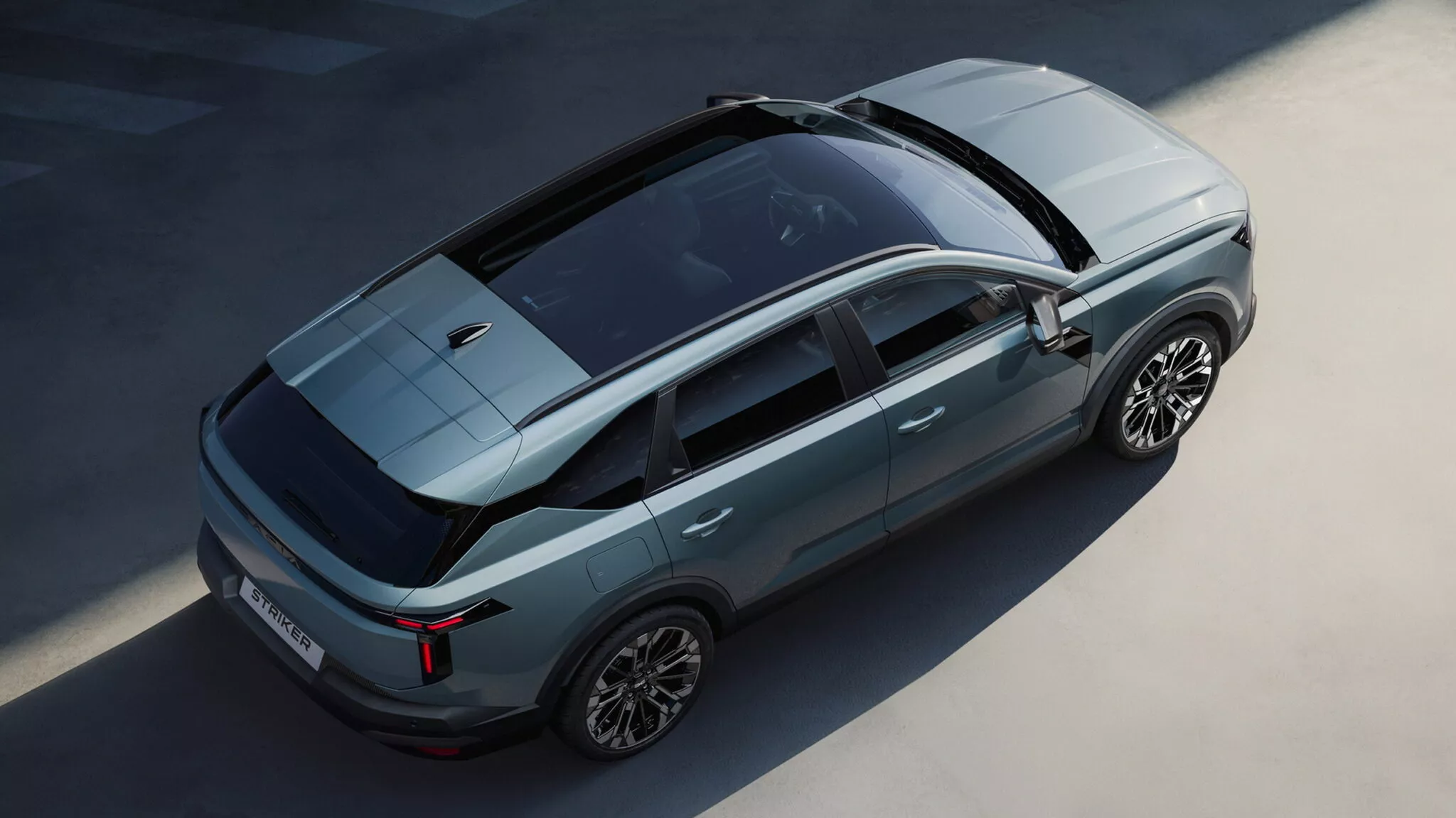 Pilt drooni vaade Dacia Strikerist