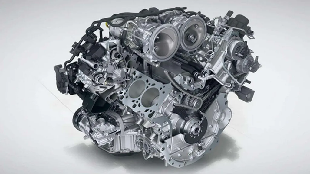 Pilt Porsche Panamera Turbo mootorist