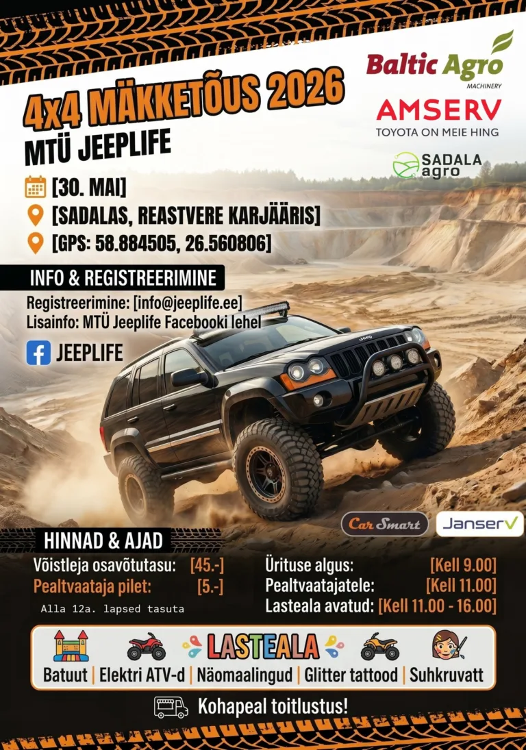4×4 Mäkketõus