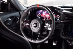 Nissan Z NISMO nahkkattega sportrool ja digitaalne armatuurlaud