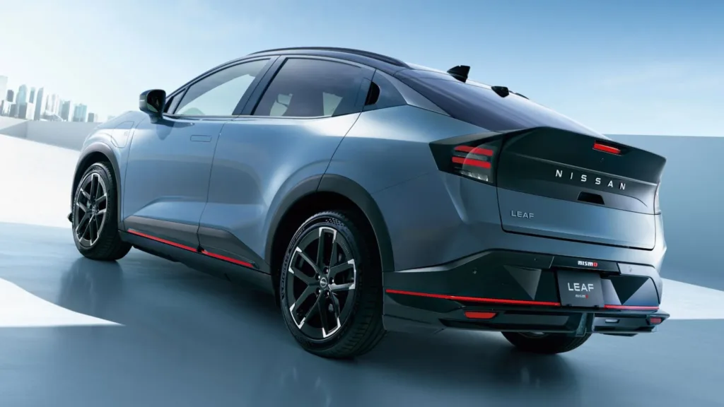 Nissan Leaf Nismo: Kui tagatiib kirjutab tšekke, mida mootor lunastada ei suuda 2 Nissan Leaf Nismo tagaosa