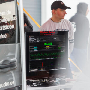 Augustfest 2026 SPL helirõhuvõistluse mõõtetulemused 119.8 dB Pärnu Porsche Ringil