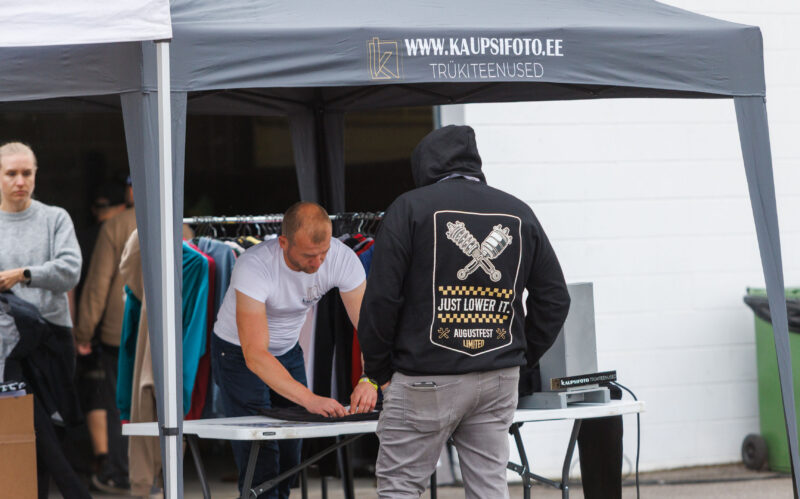 Augustfest 2026 telk ja kaupmehed Pärnu Porsche Ringi alal