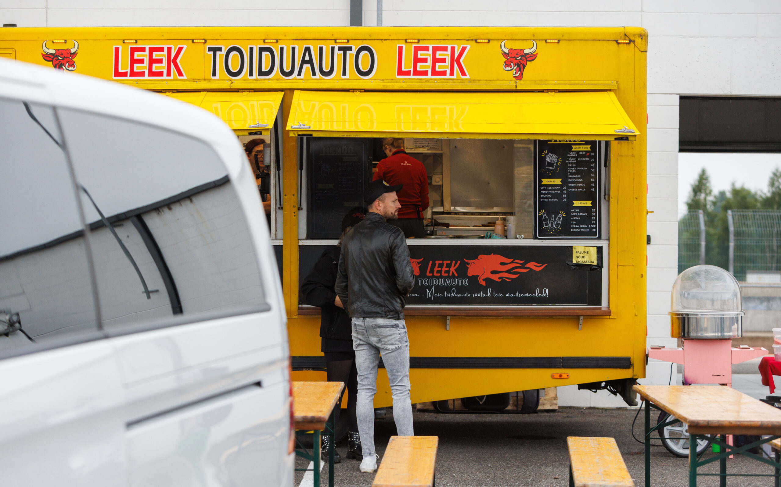 Augustfest 2026 kollane Leek Toiduauto toitlustuspunkt Pärnu Porsche Ringil
