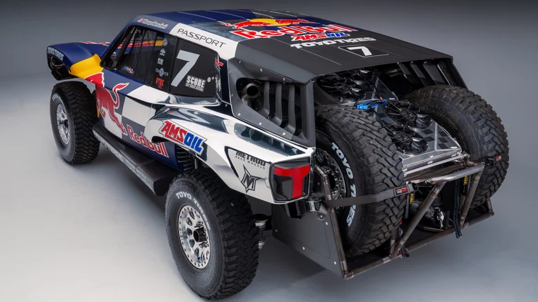 Honda Passport Trophy Truck 2026: 1300 hj hübriidkoletis 2 Eritellimusel ehitatud terasest toruraam ja Fox võidusõiduamortisaatorid